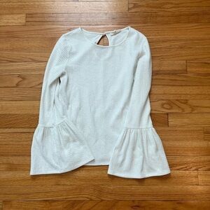 Anthropologie porridge bell sleeve top